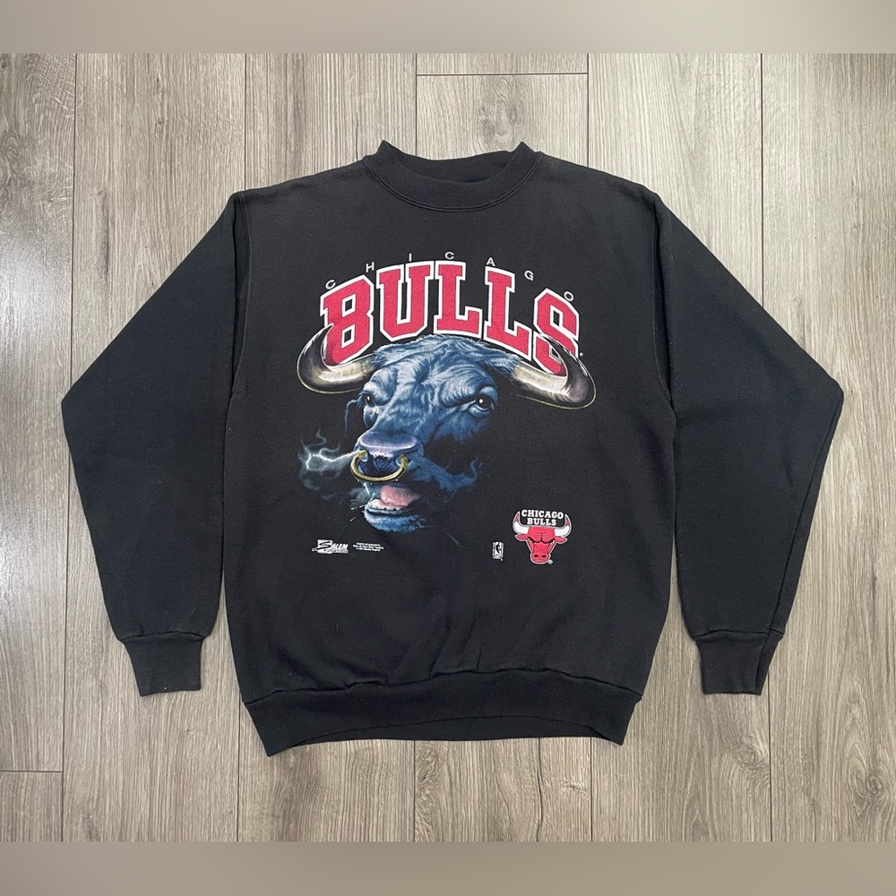1991 Vintage Salem Chicago Bulls Sweatshirt‎ Made in USA Size Medium